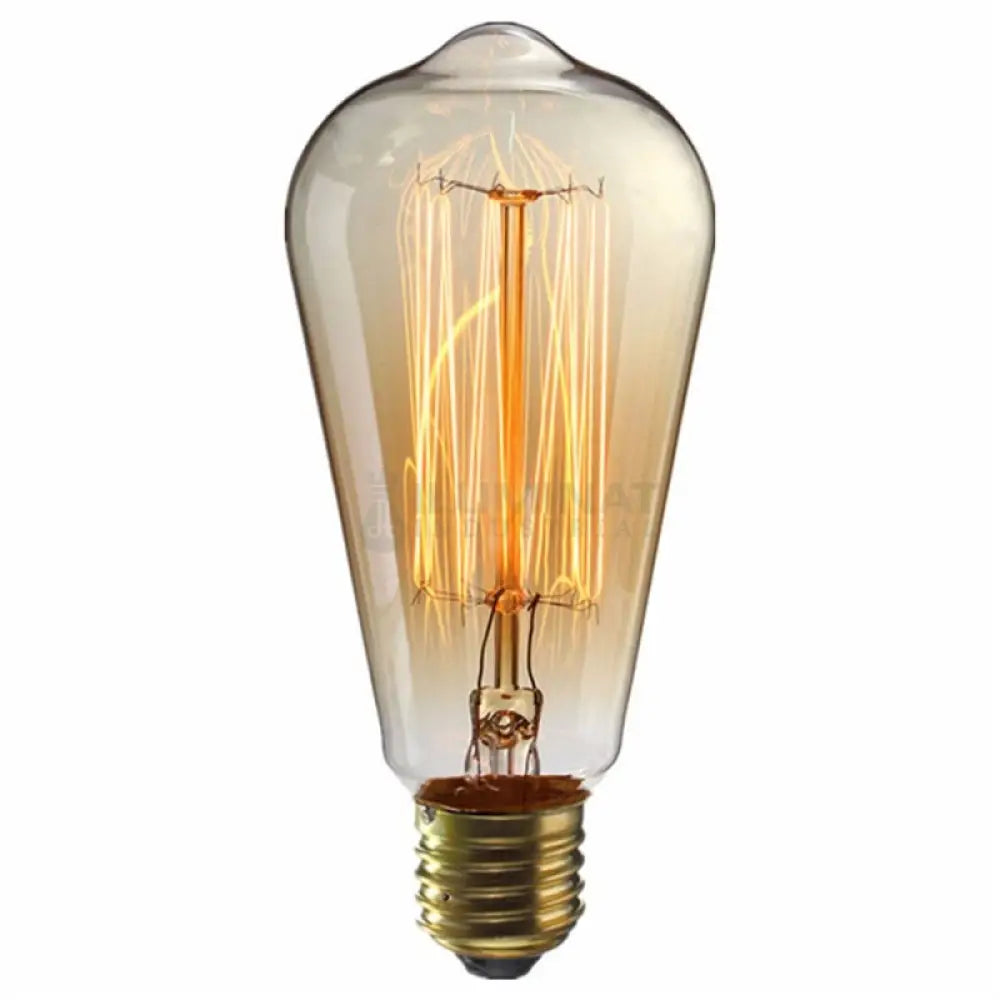 Bec Vintage Decorativ E27 St64 60W Light Bulb