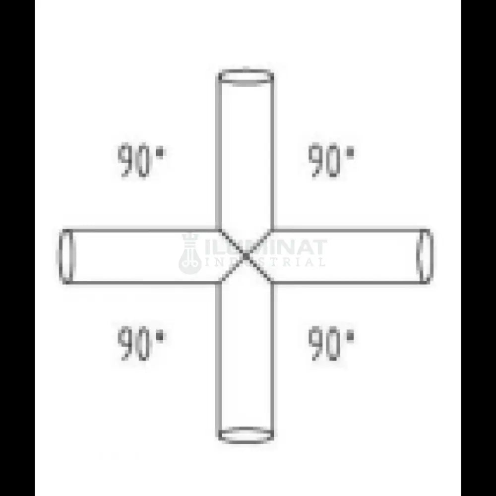 Brat Cvadruplu Pentru Corp Stradal 4X100Cm Street Light Pole