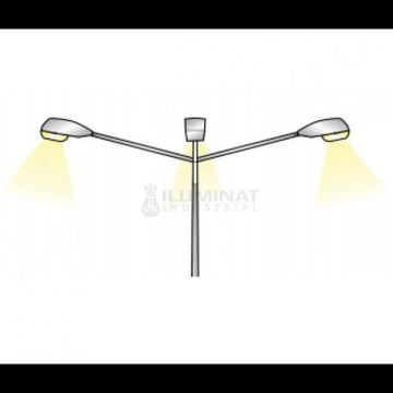 Brat Cvadruplu Pentru Corp Stradal 4X100Cm Street Light Pole