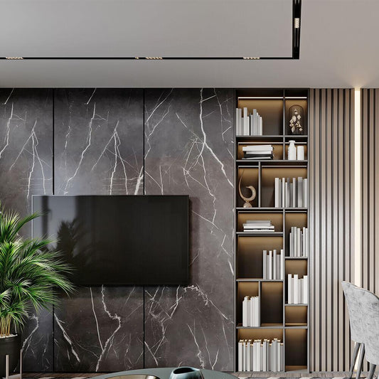 Corp LED Liniar 18W Negru Pentru Sina Magnetica 3000K