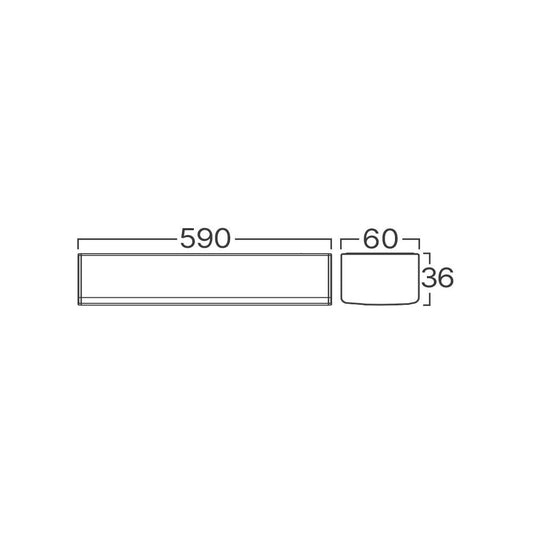 Corp Liniar LED Alb Proline 60 Cm 18W 2160lm CCT IP40