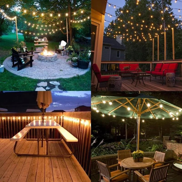 Kit Complet Ghirlanda Luminoasa 10M / 20Xe27 Interconectabil Becuri Incluse Home & Garden