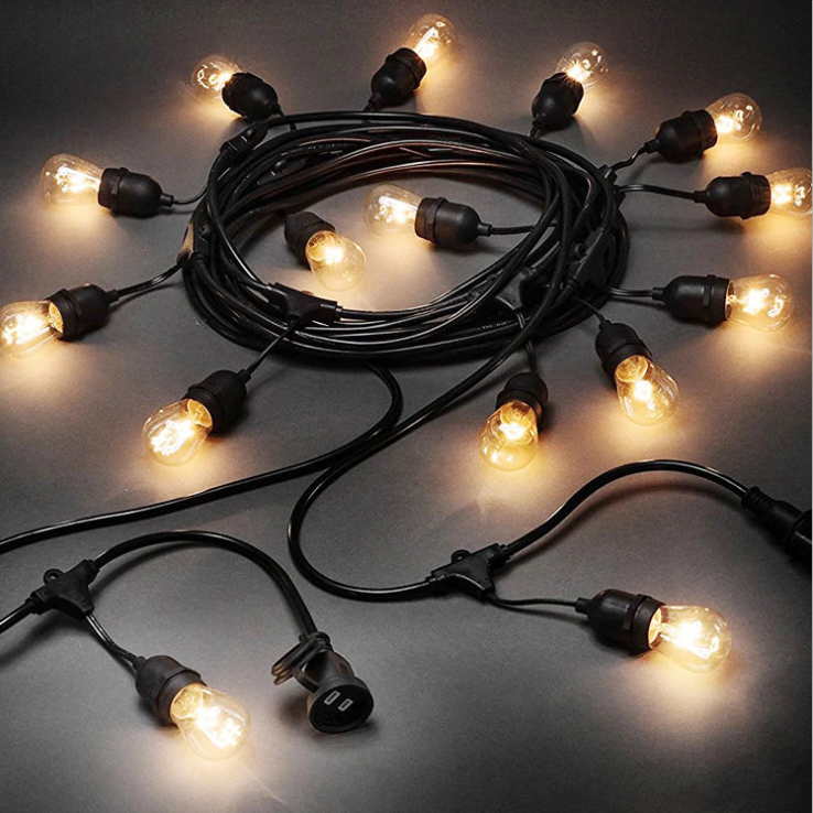 Ghirlanda Luminoasa Cu Pendule 5M / 10Xe27 Interconectabil Bulb Strip