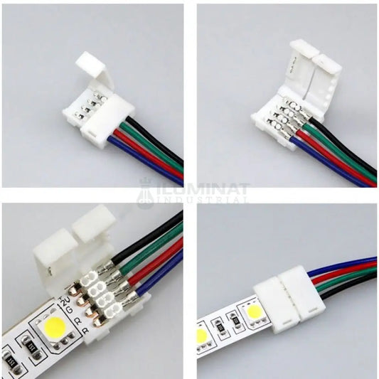Conector Imbinare 4 Fire RGB 12V