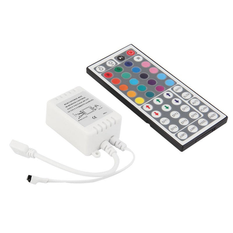Controller Rgb 6A 12V Telecomanda 44 Taste Ir Lighting