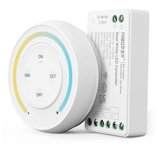 Controller Banda LED CCT 12A 12V cu Telecomanda Rotunda CONTROLLER CCT 12V Lighting