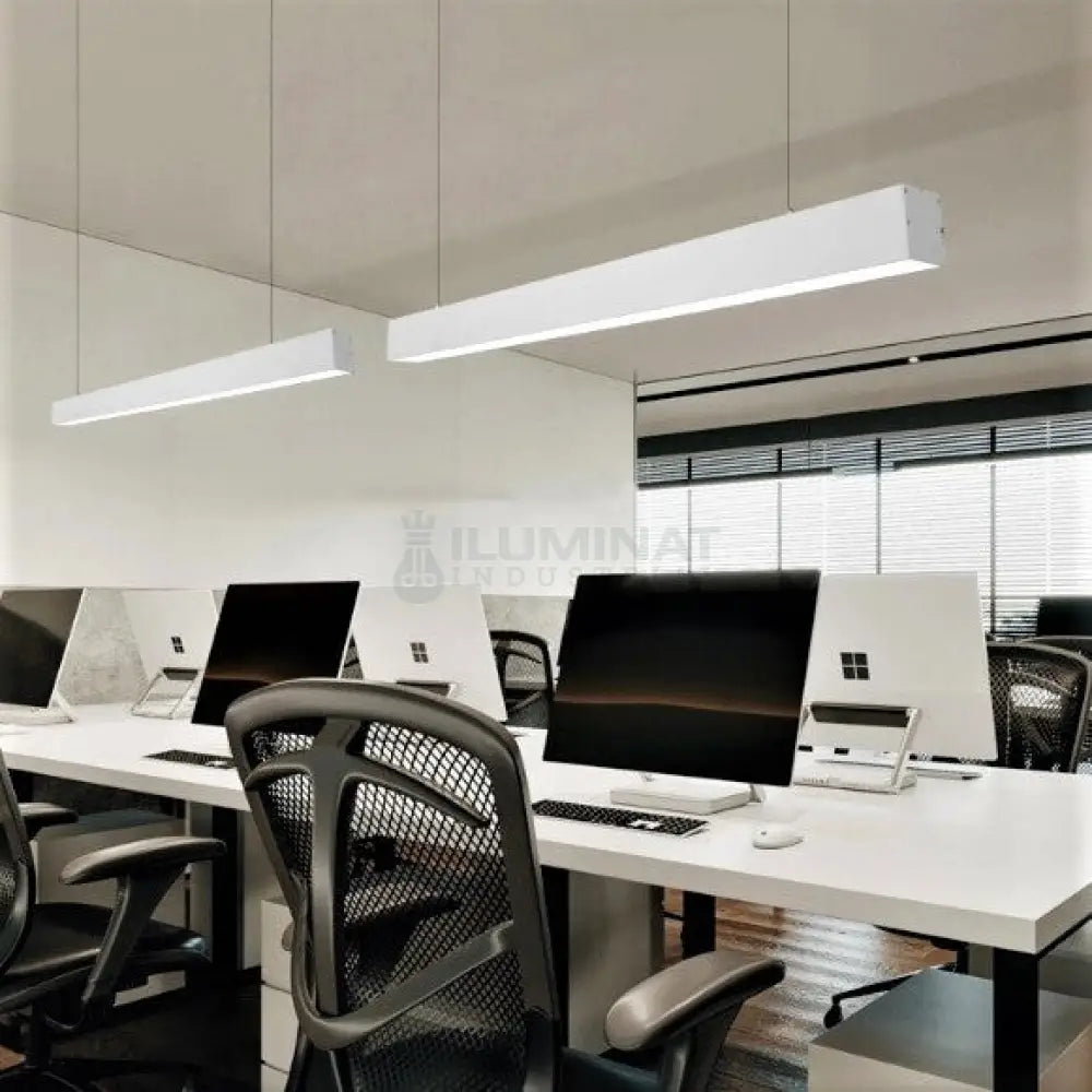 Corp Iluminat Led Liniar 54W 120Cm Suspendat/Aplicat Alb Liniar Light