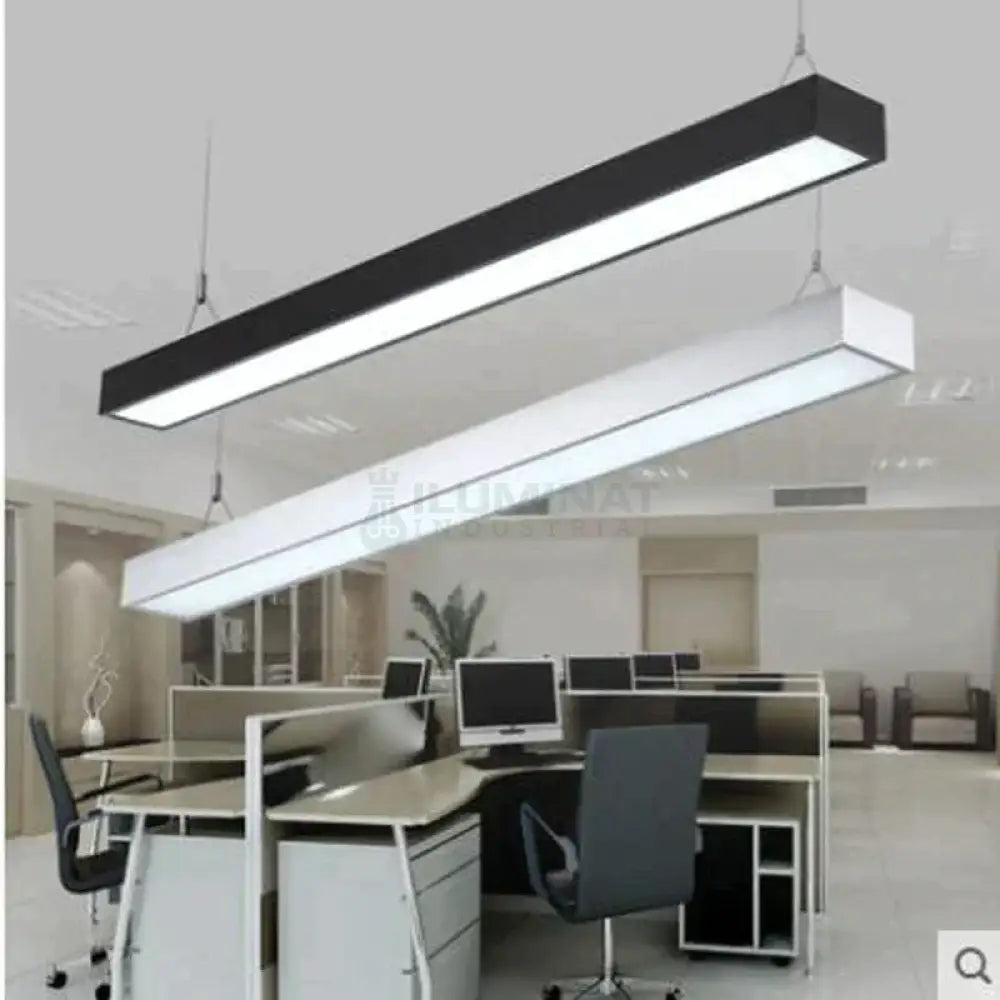 Corp Iluminat Led Liniar 54W 120Cm Suspendat/Aplicat Negru Liniar Light