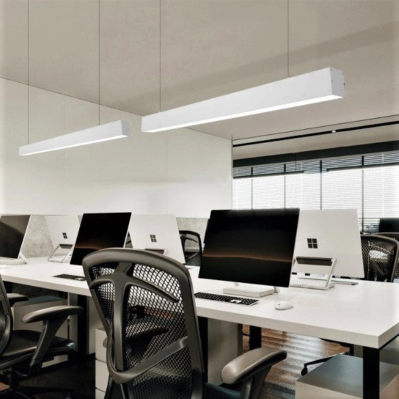 Corp Iluminat Led Liniar 54W 120Cm Suspendat/Aplicat Alb Liniar Light