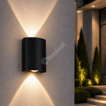 Aplica LED 2W Trio Exterior Neagra