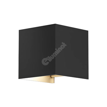 Aplica LED VEKTA CUBE Black 1xG9 IP54