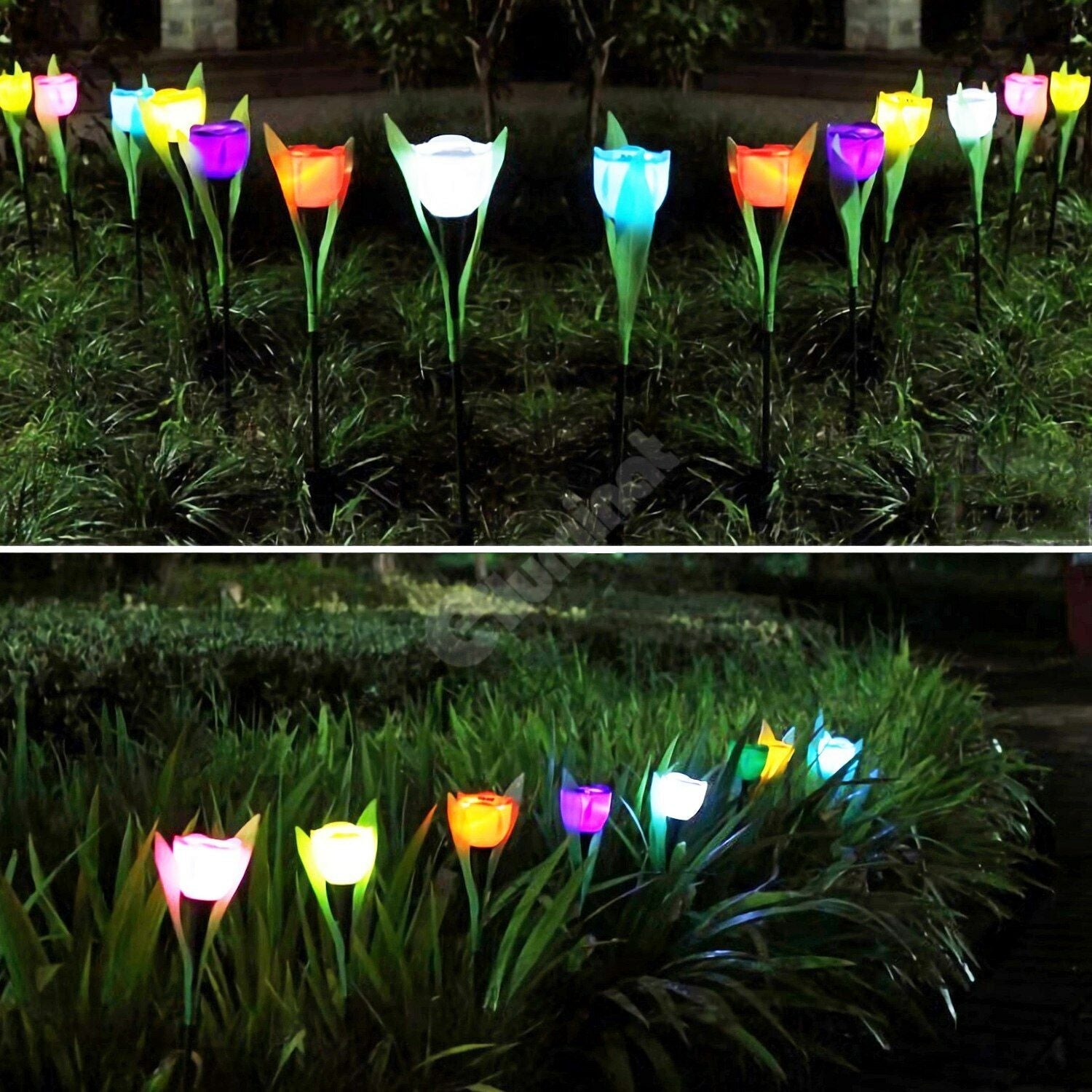 Lalea Led Cu Incarcare Solara - Diverse Culori Rgb Solar Lamp