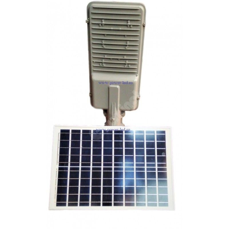 Lampa Led 300W Iluminat Stradal Solara Cu Brat Inclus Telecomanda Solar Lamp