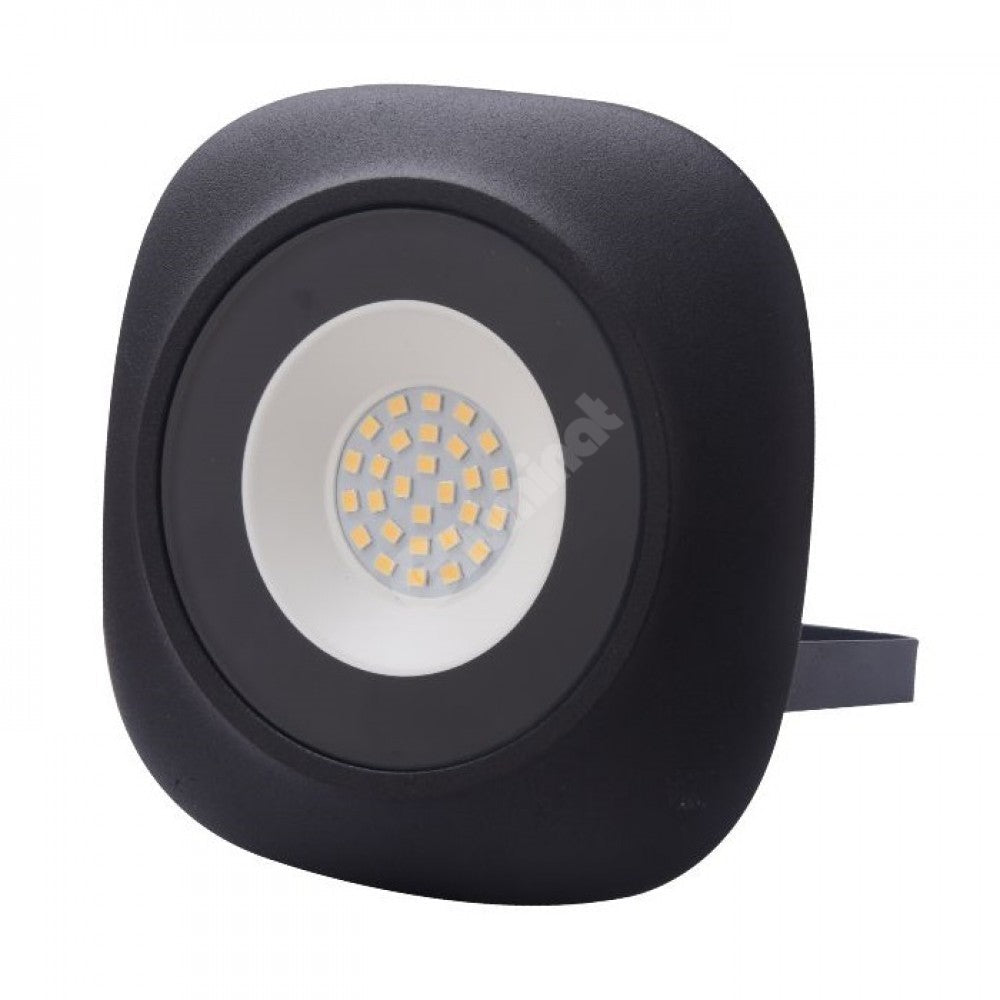 Proiector Led 20W Iris Rotund Negru Led Flood Light