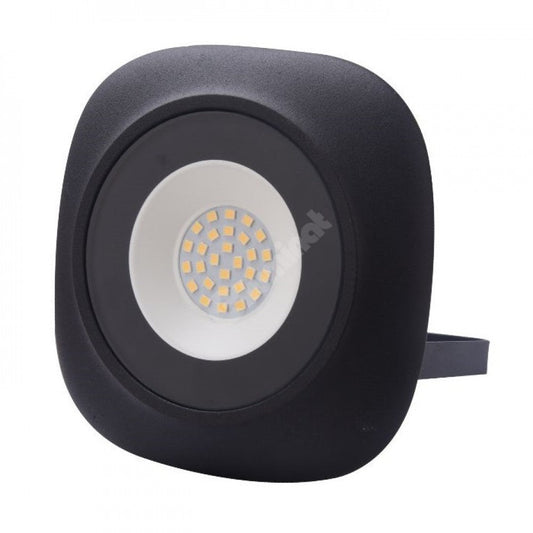 Proiector Led 20W Iris Rotund Negru Led Flood Light