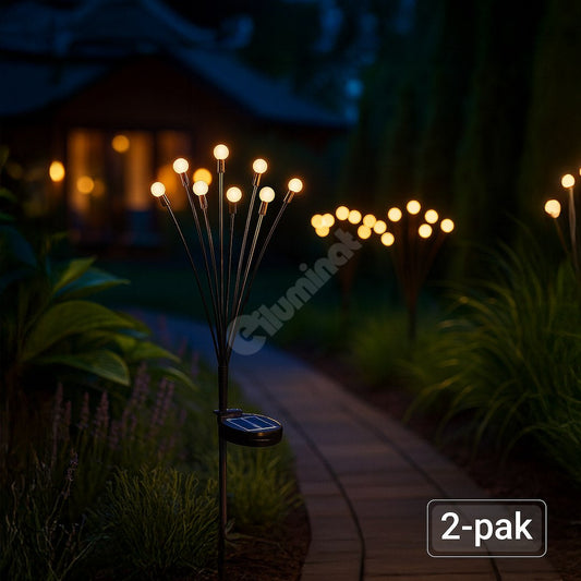 Set 2 x Lampa LED Multi cu Incarcare Solara Premium IP44