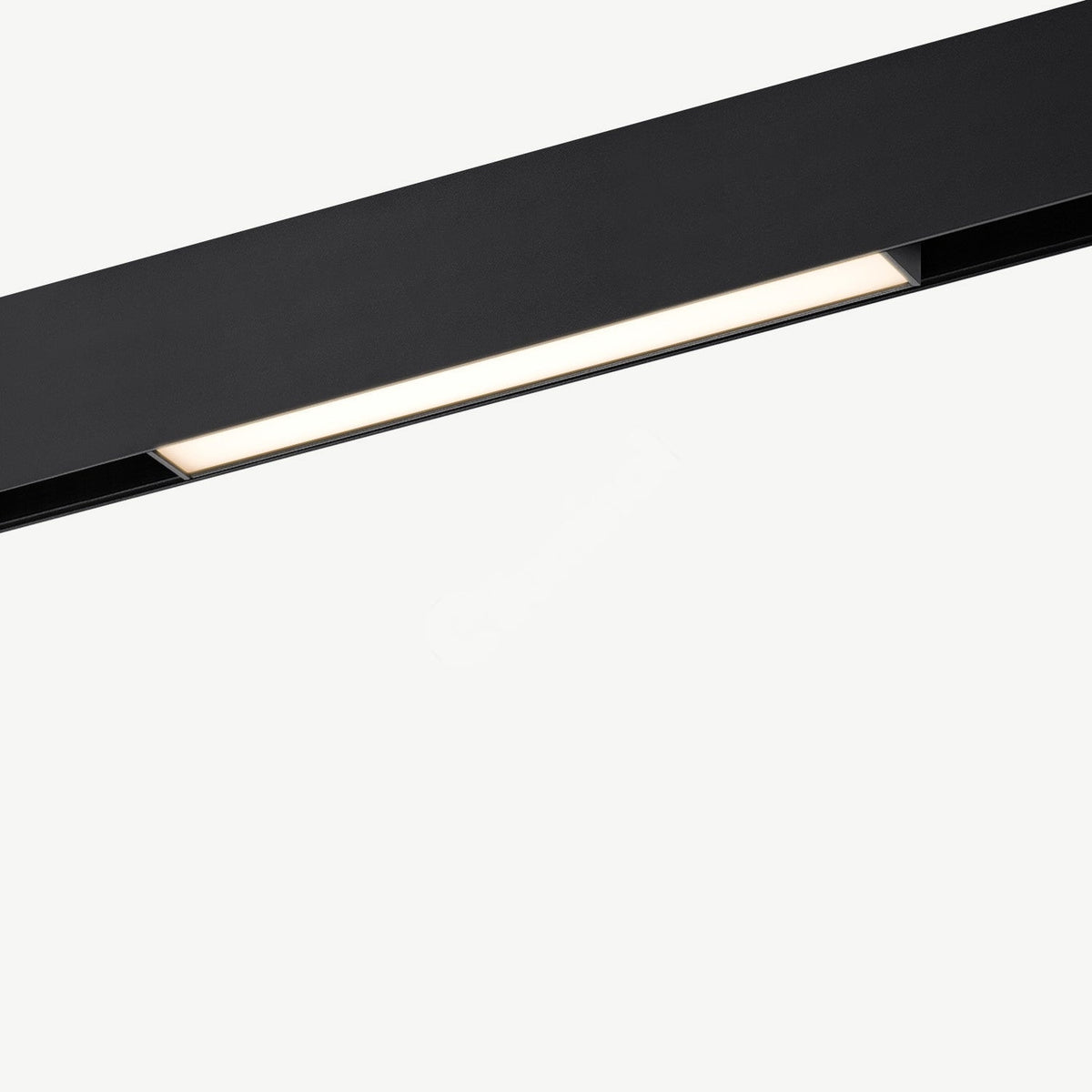 Spot Led 10W 30Cm Magnetic Negru Liniar Mat Track Light