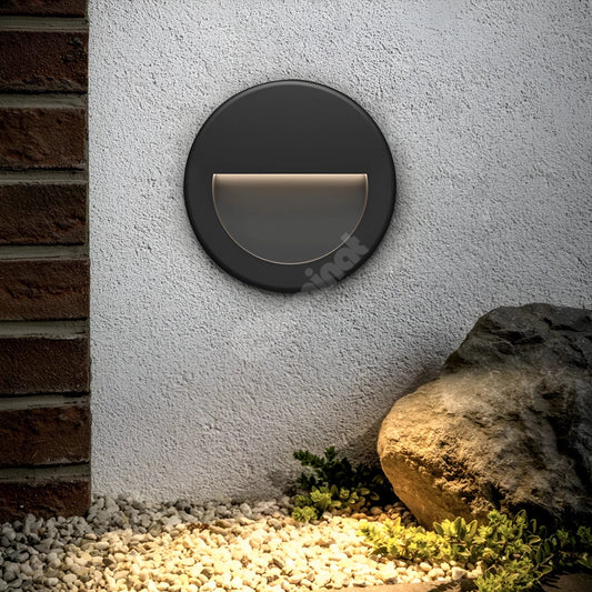 Spot LED Exterior Aplicat VEKTA Black 3W IP65 CCT Rotund