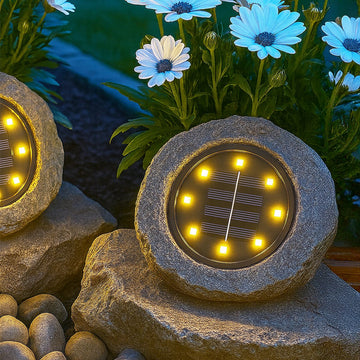 Lampa LED Rock cu Incarcare Solara Premium