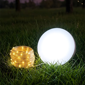 Glob LED Corda cu Incarcare Solara + 8m Wire Premium