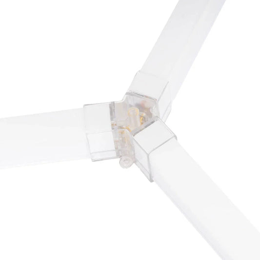 Conector in Forma Y pentru Corp Liniar Hexagonal LED T5