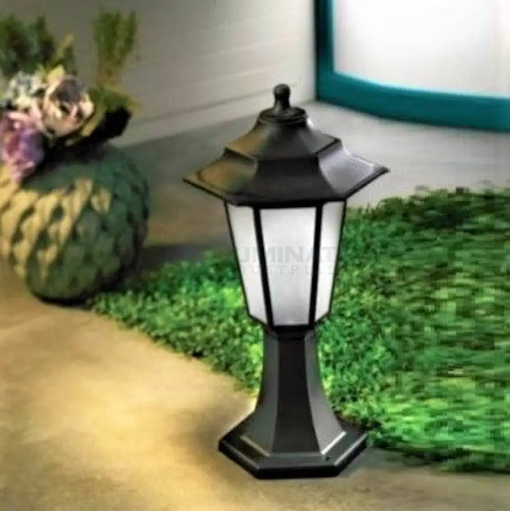 Felinar Cu Picior Negru Begonya-1 Exterior Lamp