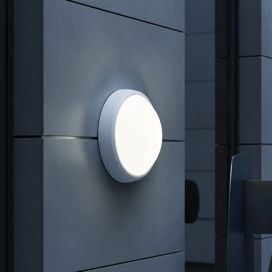 Aplica LED Exterior Rotunda BAT 100lm/W XAVI Alba