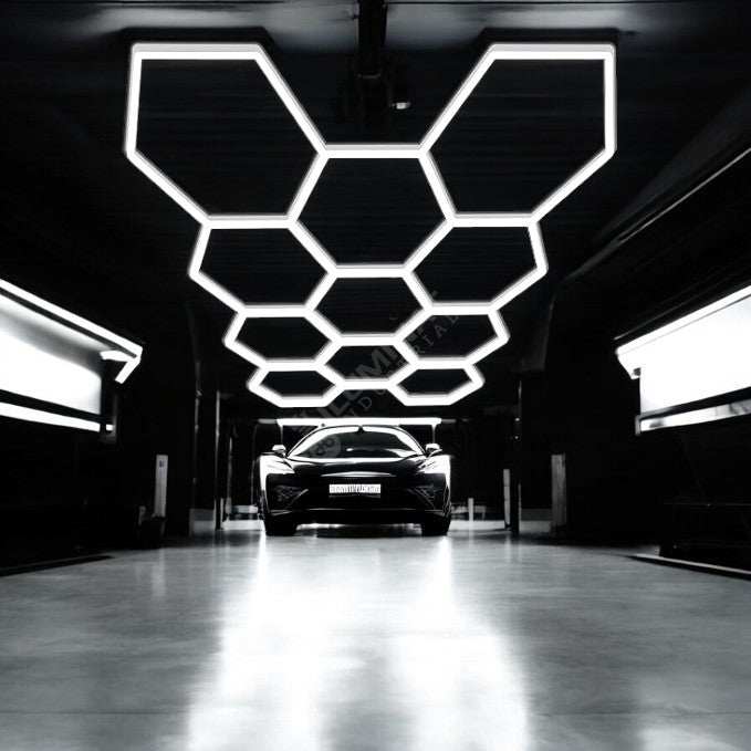 HoneyComb LED 11 Hexagoane Luminoase 368W 326 X 235 CM