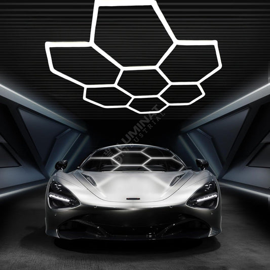 HoneyComb LED 7 Hexagoane Luminoase 240W 244 X 235 CM