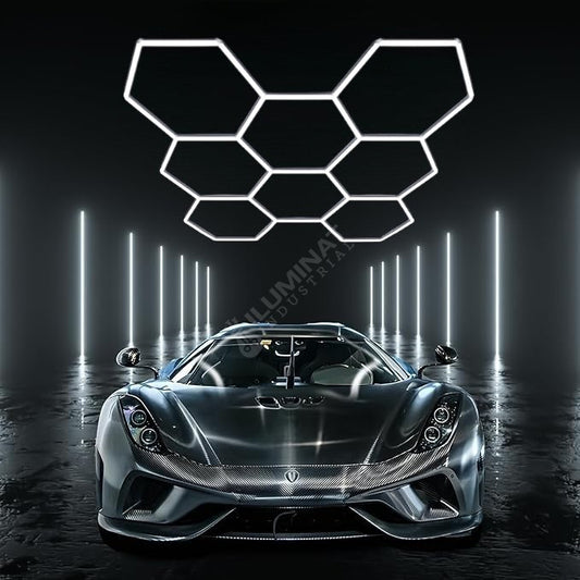 HoneyComb LED 8 Hexagoane Luminoase 350W 236x246CM Echivalent 3200W