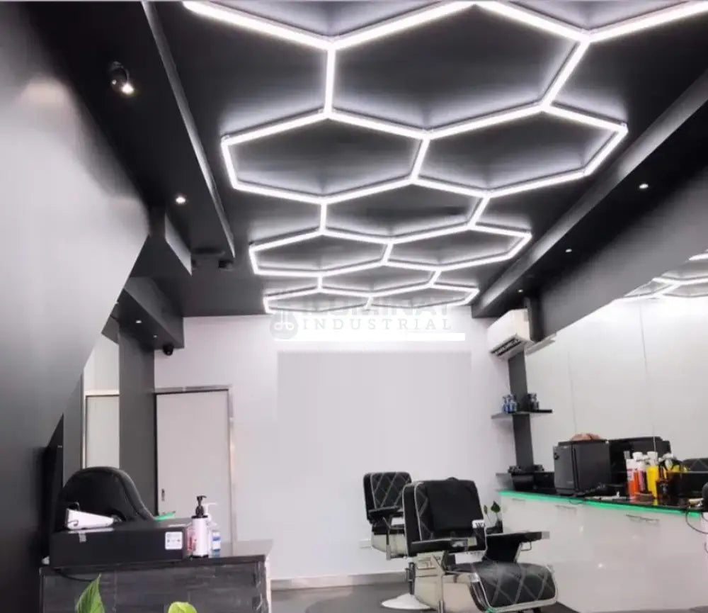 Honeycomb Led Hexagon Luminos Modular 299Cm X 208Cm / Sistem Iluminat Garaj Honeycomb Lights