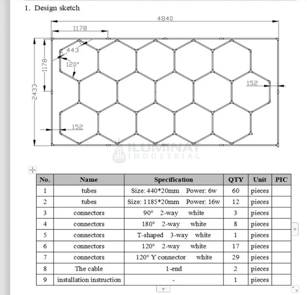 Honeycomb Led Hexagon Luminos Modular Honeycomb Lights