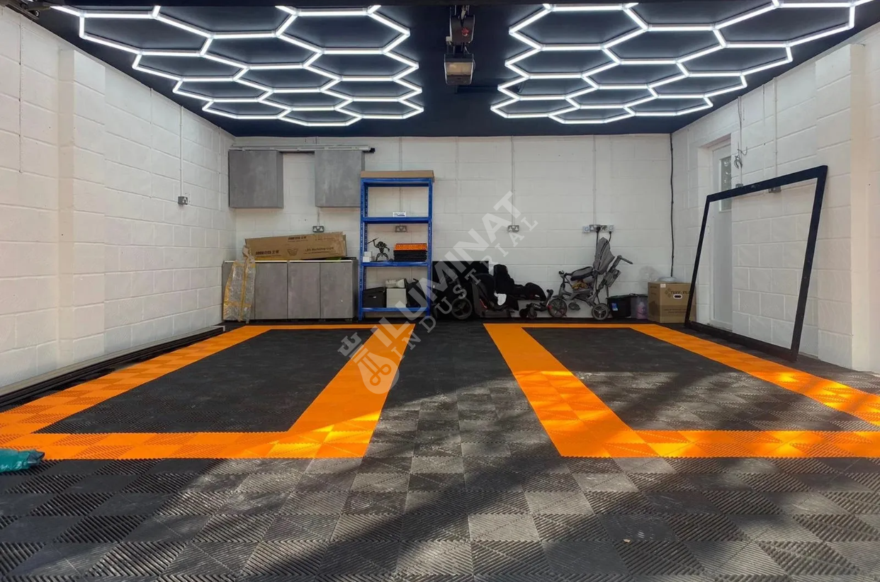 HoneyComb LED Hexagon Luminos PREMIUM Rama De Aluminiu