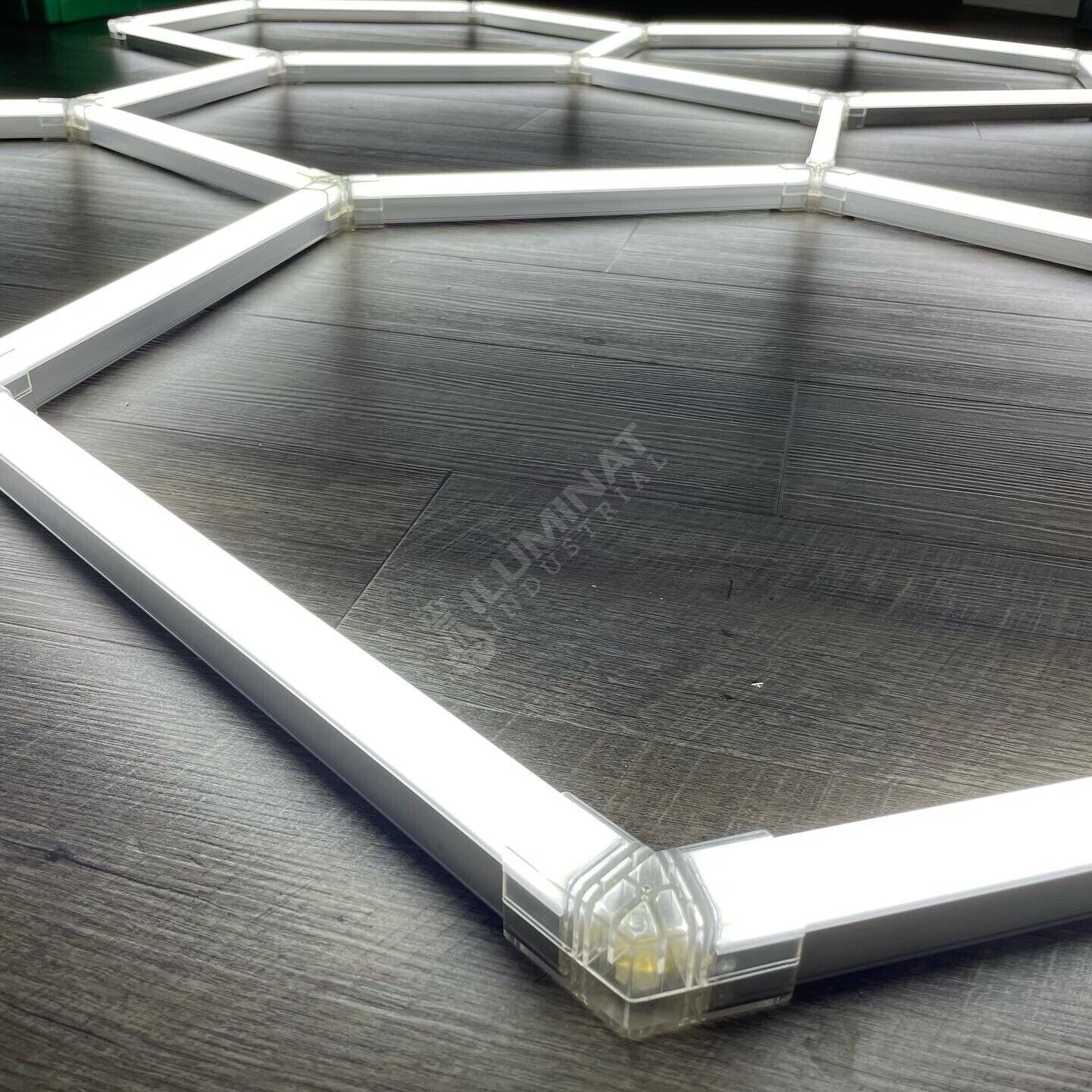 HoneyComb LED Hexagon Luminos PREMIUM Rama De Aluminiu