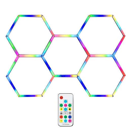 HoneyComb LED Hexagon Luminos RGB 235x162cm