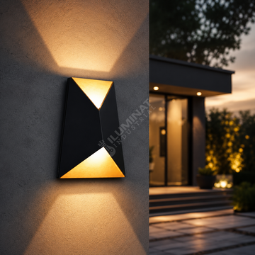 Aplica LED 10W Exterior PRISMA Neagra