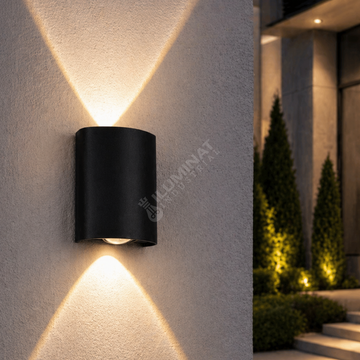 Aplica LED 2W Trio Exterior Neagra