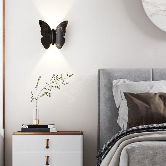 Aplica Led 6W Exterior Butterfly Black C207Bk Wall Light Fixtures