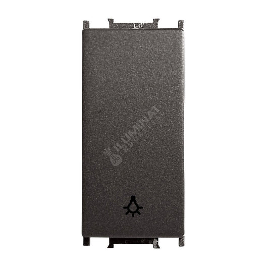 Capac Intrerupator 1M cu Revenire Negru Modular Panasonic Thea Optima