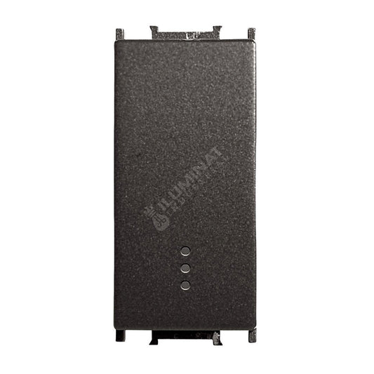 Capac Intrerupator 1M Simplu cu LED Negru Modular Panasonic Thea Optima