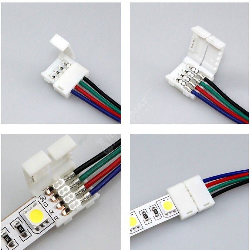 Conector Alimentare 4 Fire Rgb 12V Lighting