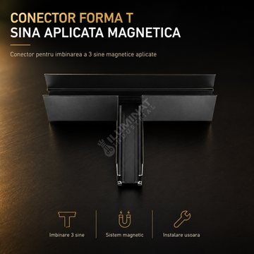 Conector Forma T Sina Aplicata Magnetica