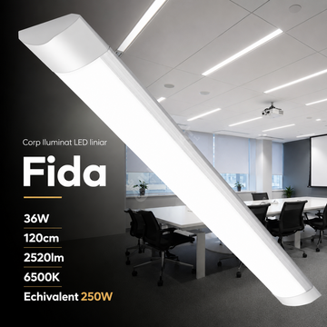 Corp Iluminat LED liniar 36W Fida 120cm Echivalent 250W