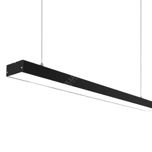 Corp Iluminat LED Liniar BRILLOX 45W 120cm Suspendat/Aplicat Negru