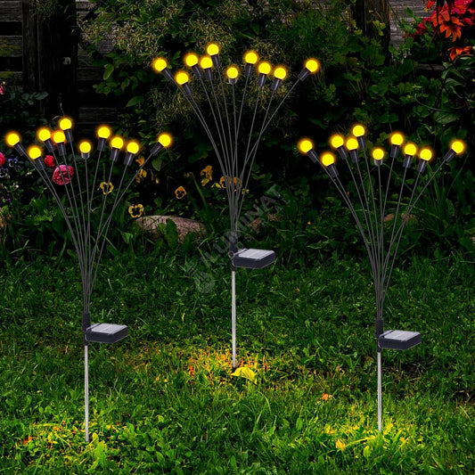 Lampa Led Solara Fireflys - Set 2 Buc Landscape Pathway Lighting