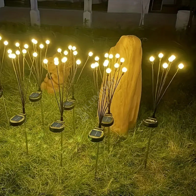 Lampa Led Solara Fireflys - Set 2 Buc Landscape Pathway Lighting