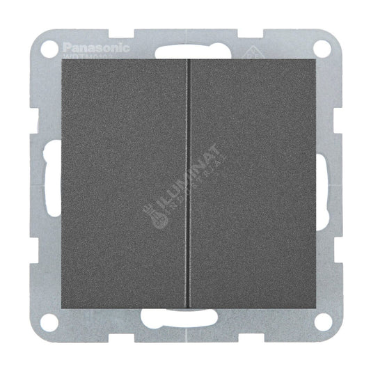 Mecanism Comutator Simplu Fumuriu Monobloc Panasonic Karre Plus 55