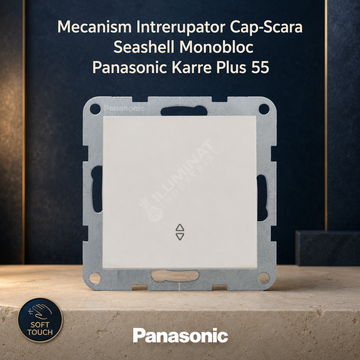 Mecanism Intrerupator Cap-Scara Seashell Monobloc Panasonic Karre Plus 55