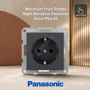 Mecanism Priza Schuko Night Monobloc Panasonic Karre Plus 55