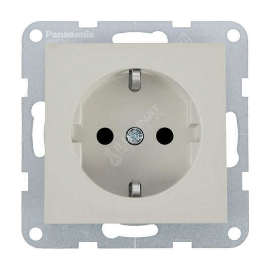 Mecanism Priza Schuko Sandstone Monobloc Panasonic Karre Plus 55